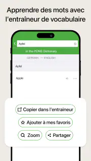 Traducteur & dictionnaire PONS screenshot 7