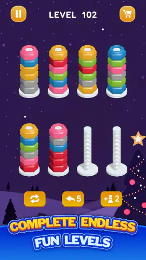 Tri de Noix - Jeu de Couleurs screenshot