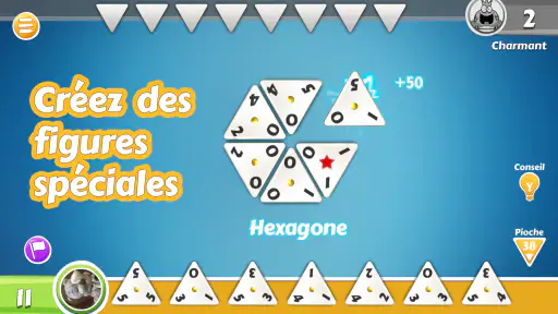 Triominos, dominos triangles screenshot 2