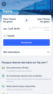 Trip.com: Vols, Hôtels, Train screenshot 5
