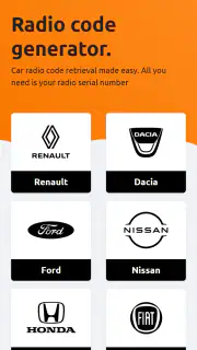 Trouver Code Autoradio screenshot 1