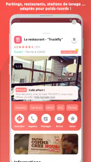 Truckfly : Resto routiers et + screenshot 3