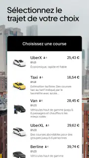 Uber : Commander une course screenshot 4