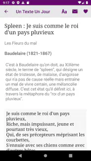Un Texte Un Jour screenshot 2