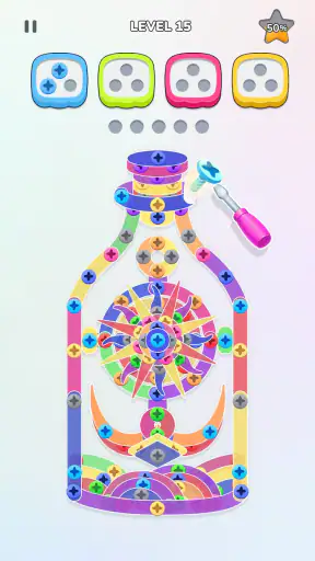 Unscrew Nuts Sort: Jeux de Vis screenshot