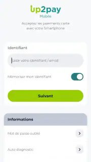 Up2pay Mobile screenshot 1