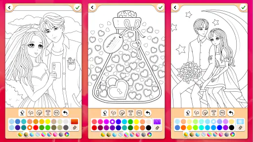 Valentin coloration d'amour screenshot