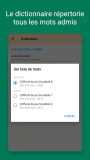 Verificateur Mots SCRABBLE screenshot 3