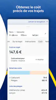ViaMichelin gps, carte, trafic screenshot 3