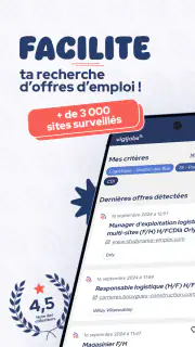 Vigijobs : Recherche d'emploi screenshot 1