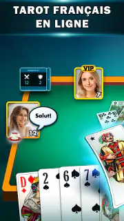 VIP Tarot - Jeu Tarot en ligne screenshot 1