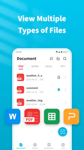 Visionneuse et scanner PDF screenshot