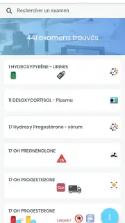 VISKALIACC – Catalogue des exa screenshot 4