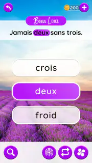 Voyage des Mots :  Mots Mêlés screenshot 1