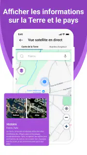 Vue satellite en direct, Terre screenshot 2
