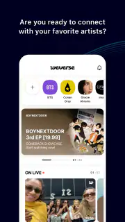 Weverse: Connect with Artists screenshot 2