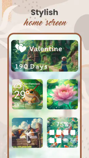 Widget 2025: Widget Esthétique screenshot