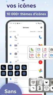 Widget & Icône : Thèmes Phone screenshot 5