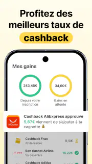 Widilo: Cashback & codes promo screenshot 2