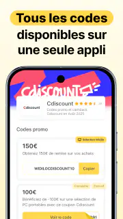 Widilo: Cashback & codes promo screenshot 7