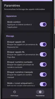 WinCalls - Bloqueur de Spam screenshot 2
