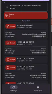 WinCalls - Bloqueur de Spam screenshot 3