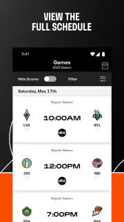 WNBA - Live Games & Scores screenshot 4