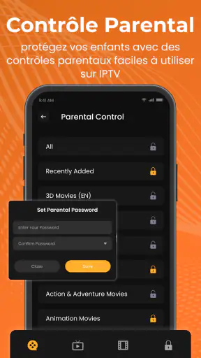 Xtream IPTV player screenshot