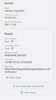 YASNAC - SafetyNet Checker screenshot 1