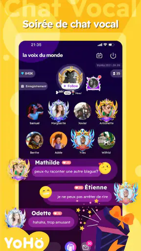 YoHo : Chat vocal de groupe screenshot