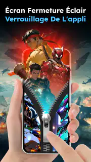 Zipper Lock Wallpapers Screen screenshot 2