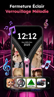 Zipper Lock Wallpapers Screen screenshot 7