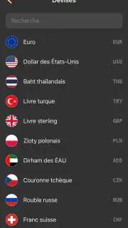 Сonvertisseur monnaie - taux screenshot 3