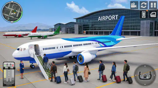 Airplane Flying Jet Simulator screenshot 1