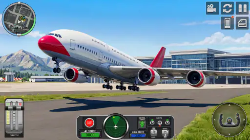 Airplane Flying Jet Simulator screenshot 5