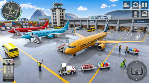 Airplane Flying Jet Simulator screenshot 7