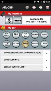 AlfaOBD screenshot 1