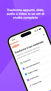 Algor: AI per studiare screenshot 4