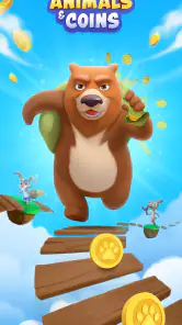 Animals & Coins: Animal Run screenshot 1