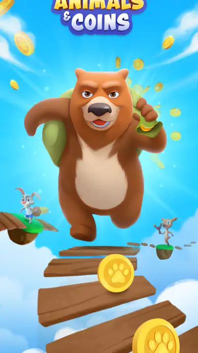 Animals & Coins: Animal Run screenshot 1