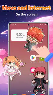 Anime Shimeji Pets On Screen screenshot 4