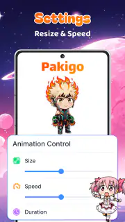 Anime Shimeji Pets On Screen screenshot 6