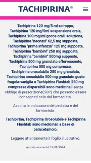 App Dosaggi Tachipirina screenshot 6