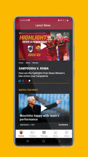 AS Roma Mobile 2.0.0 screenshot 4