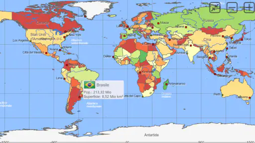 Atlante mondiale MxGeo Pro screenshot 1