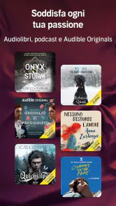 Audible: audiolibri e podcast screenshot 1