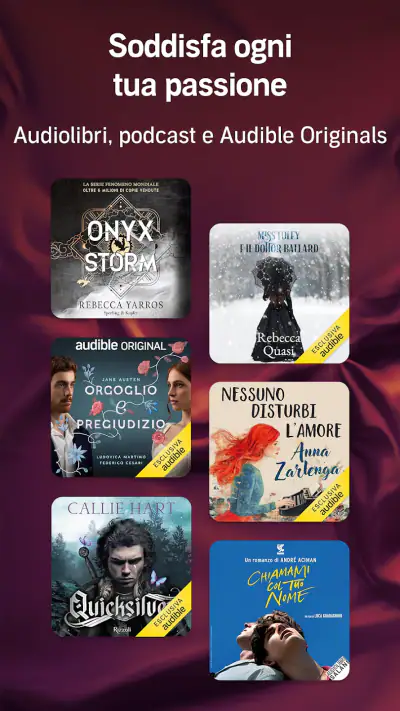 Audible: audiolibri e podcast screenshot 1