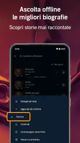 Audible: audiolibri e podcast screenshot 6
