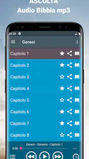 Audio Bibbia Italiano mp3 app screenshot 2