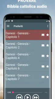 Audio Bibbia Italiano mp3 app screenshot 5